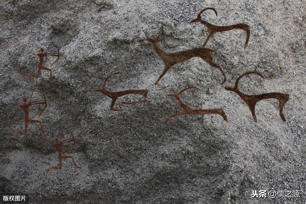 易学符号 上古时期原始人类的主要生活方式是依靠捕猎而获取食物的